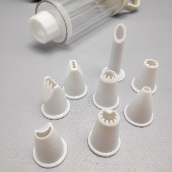 Шприц кондитерский CupCake Injector, 8 насадок для крема